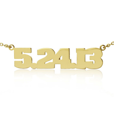 Personalised Necklaces - Personial Number Necklace