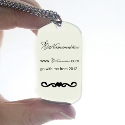 Personalised Necklaces - Logo and Brand Design Dog Tag Necklace