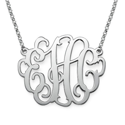 Personalised Necklaces - Large Monogrammed Necklace