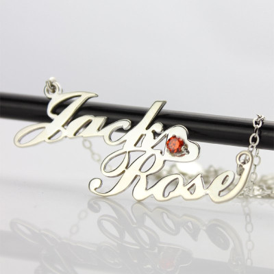 Personalised Necklaces - Nameplate Necklace Double Name