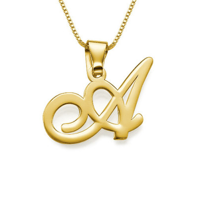 Initials Pendant with Any Letter