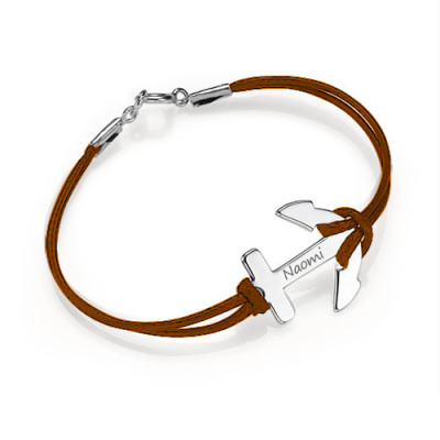 Anchor Personalised Bracelet
