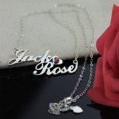 Personalised Necklaces - Nameplate Necklace Double Name