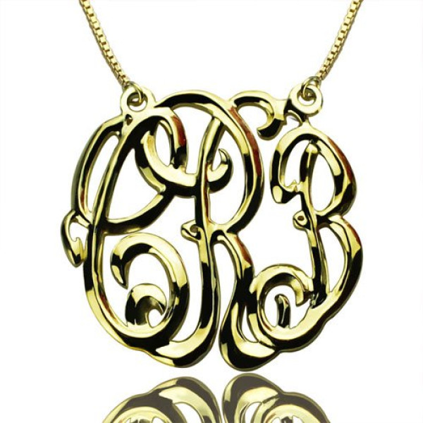 Personalised Necklaces - Celebrity Cube Premium Monogram Necklace Gifts