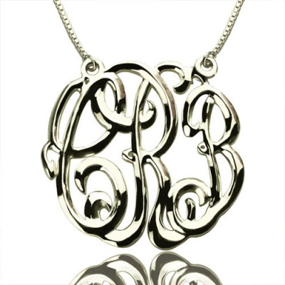 Personalised Necklaces - Celebrity Cube Premium Monogram Necklace Gifts