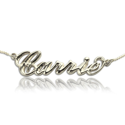 Name Necklace - 3D Carrie