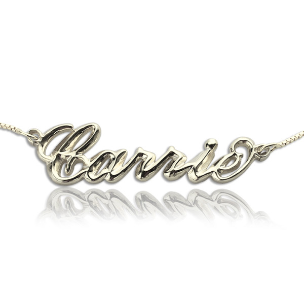 Name Necklace - 3D Carrie