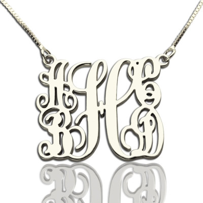 Personalised Necklaces - Customised 5 Initials Family Monogram Necklace