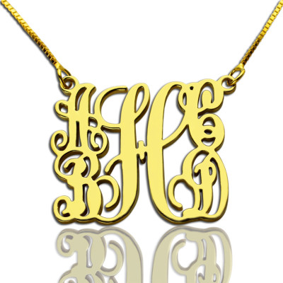 Personalised Necklaces - Family Monogram Necklace With 5 Initials