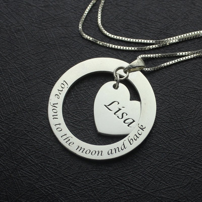 Personalised Necklaces - Promise Necklace with Name Phrase