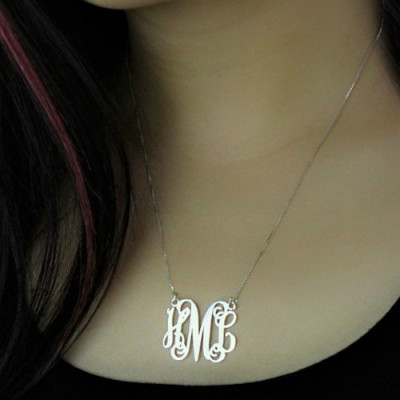 Personalised Necklaces - Monogram Initial Necklace
