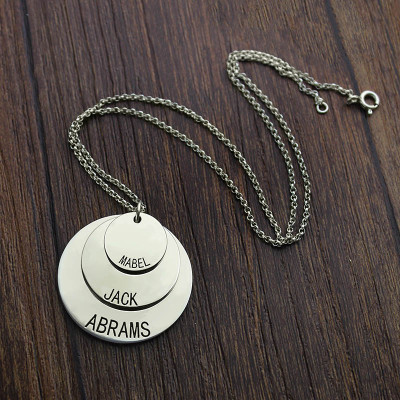 Personalised Necklaces - Jewellery For Moms Three Disc Necklace