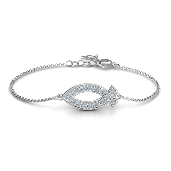 Classic Fish Personalised Bracelet