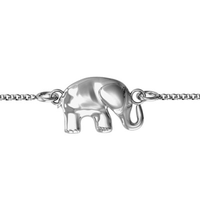 Lucky Elephant Personalised Bracelet