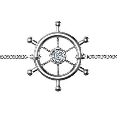 Ships Wheel Personalised Bracelet