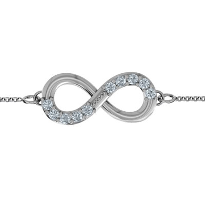 Infinity Bracelet - Birthstone Accent