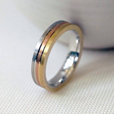 Striped Wedding Ring