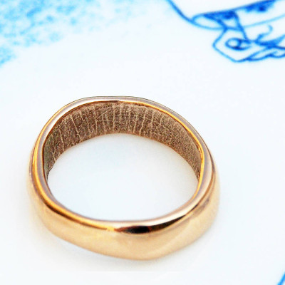 Bespoke Fingerprint Wedding Ring