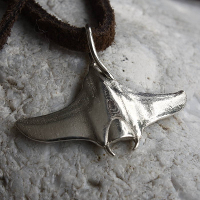 Personalised Necklaces - Manta Ray Necklace