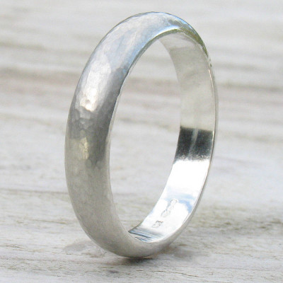 Handmade Hammered Ring