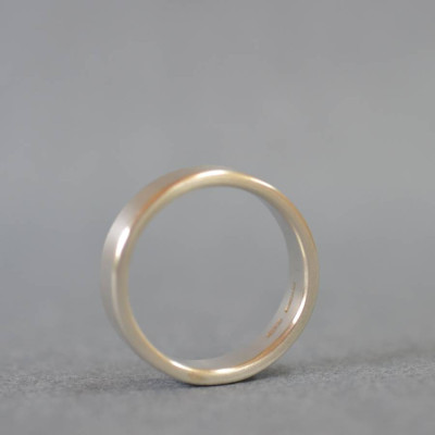 Handmade SatinRectangular Wedding Ring