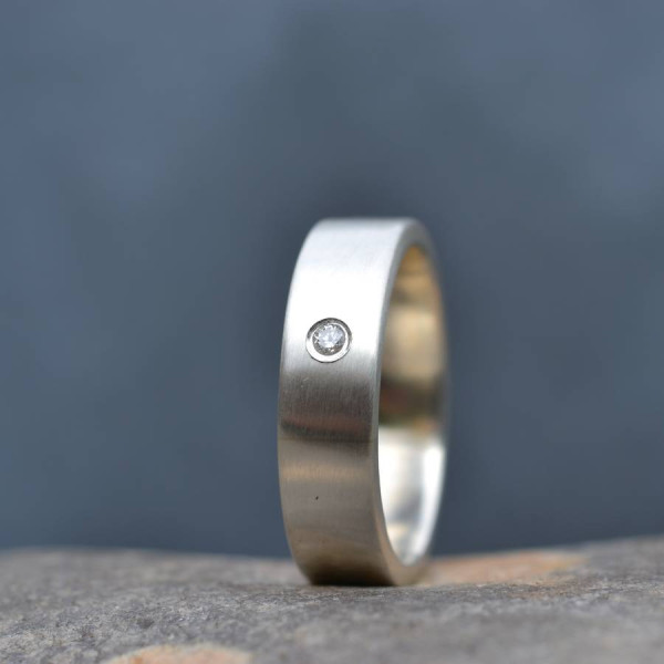 Handmade Mens Engagement Ring