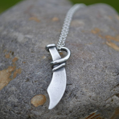 Personalised Necklaces - HandmadePirate Cutlass Necklace