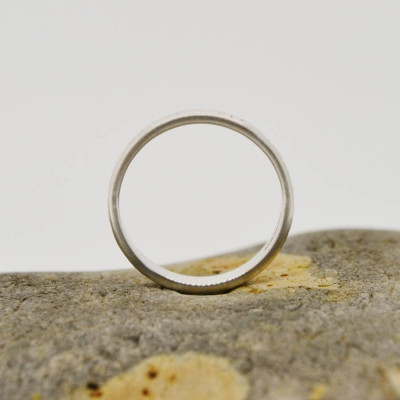 Handmade Rippled Wedding Ring