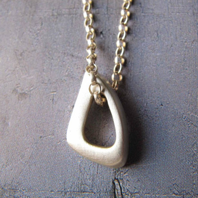 Personalised Necklaces - Infinity Triangle Necklace