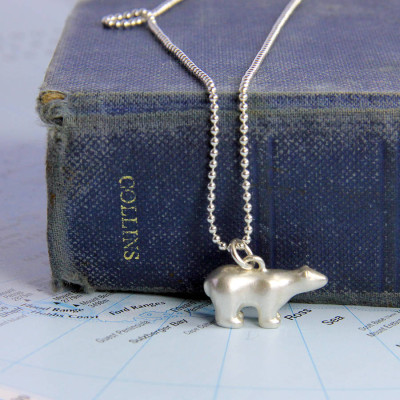 Personalised Necklaces - Polar Bear Necklace
