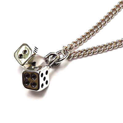 Personalised Necklaces - Lucky Dice Necklace