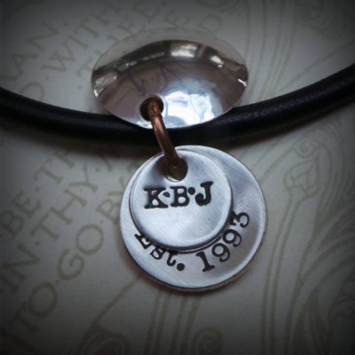 Personalised Necklaces - Mens Flippy Disk Necklace