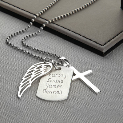Personalised Necklaces - Karma Dog Tag Necklace