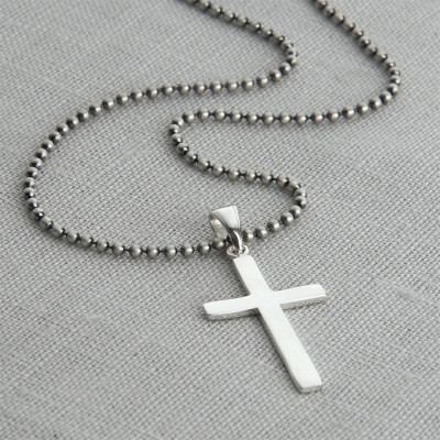 Mens Cross And Chain