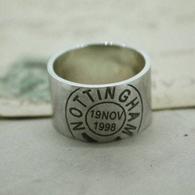 Mens Place And Date Ring