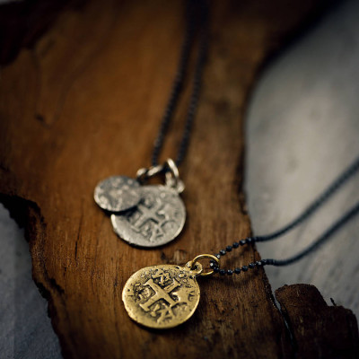 Personalised Necklaces - Mens Pieces Of Eight Pirate Necklace
