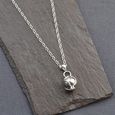 Personalised Necklaces - Meteorite Spinning Orb Necklace