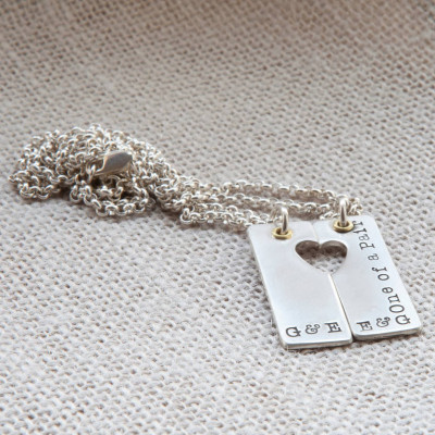 Personalised Necklaces - A Pair Necklace
