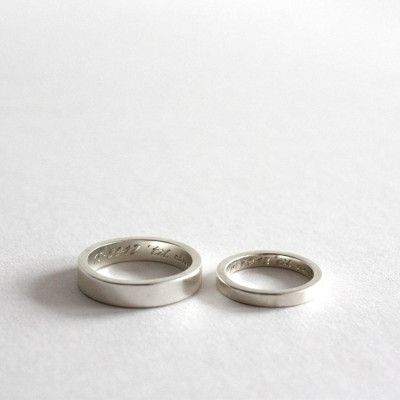 Pair Of Rings, Siver Bands