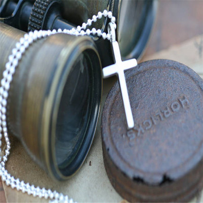 Love And Protect Cross Mens Chain