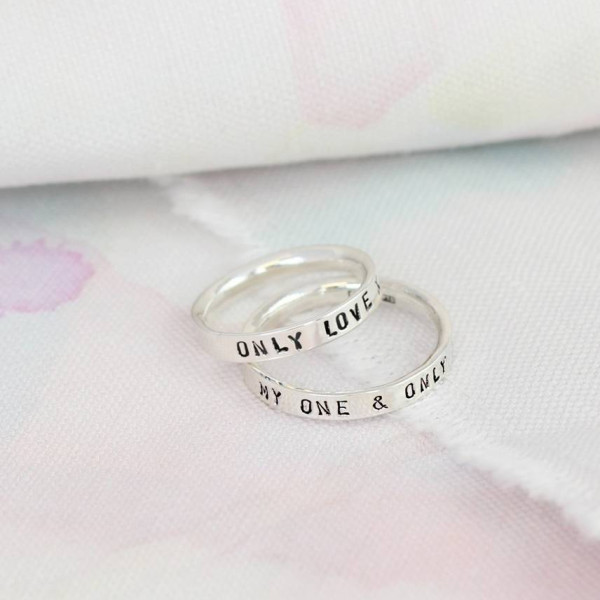 Script Ring For Couples