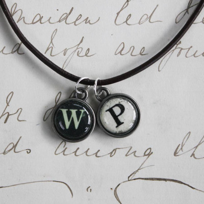 Personalised Necklaces - Vintage Letter Necklace