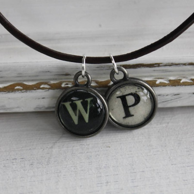 Personalised Necklaces - Vintage Letter Necklace