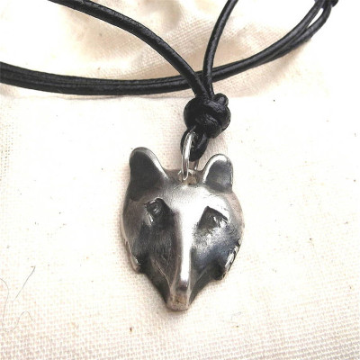 Personalised Necklaces - Fox Head Necklace