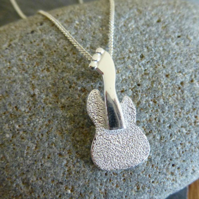 Guitar Pendant And Chain