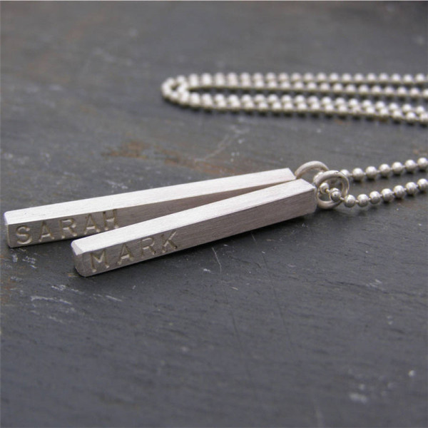 Personalised Necklaces - Satin Mens Necklace