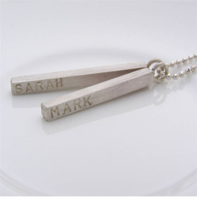 Personalised Necklaces - Satin Mens Necklace
