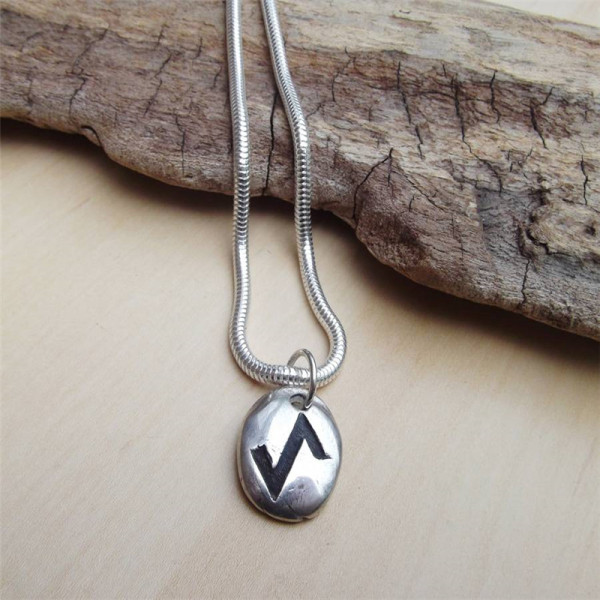 Personalised Necklaces - Rune Stone Necklace