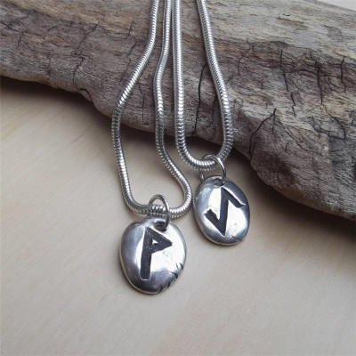 Personalised Necklaces - Rune Stone Necklace