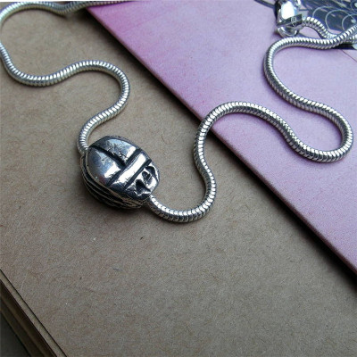Personalised Necklaces - Scarab Beetle Necklace